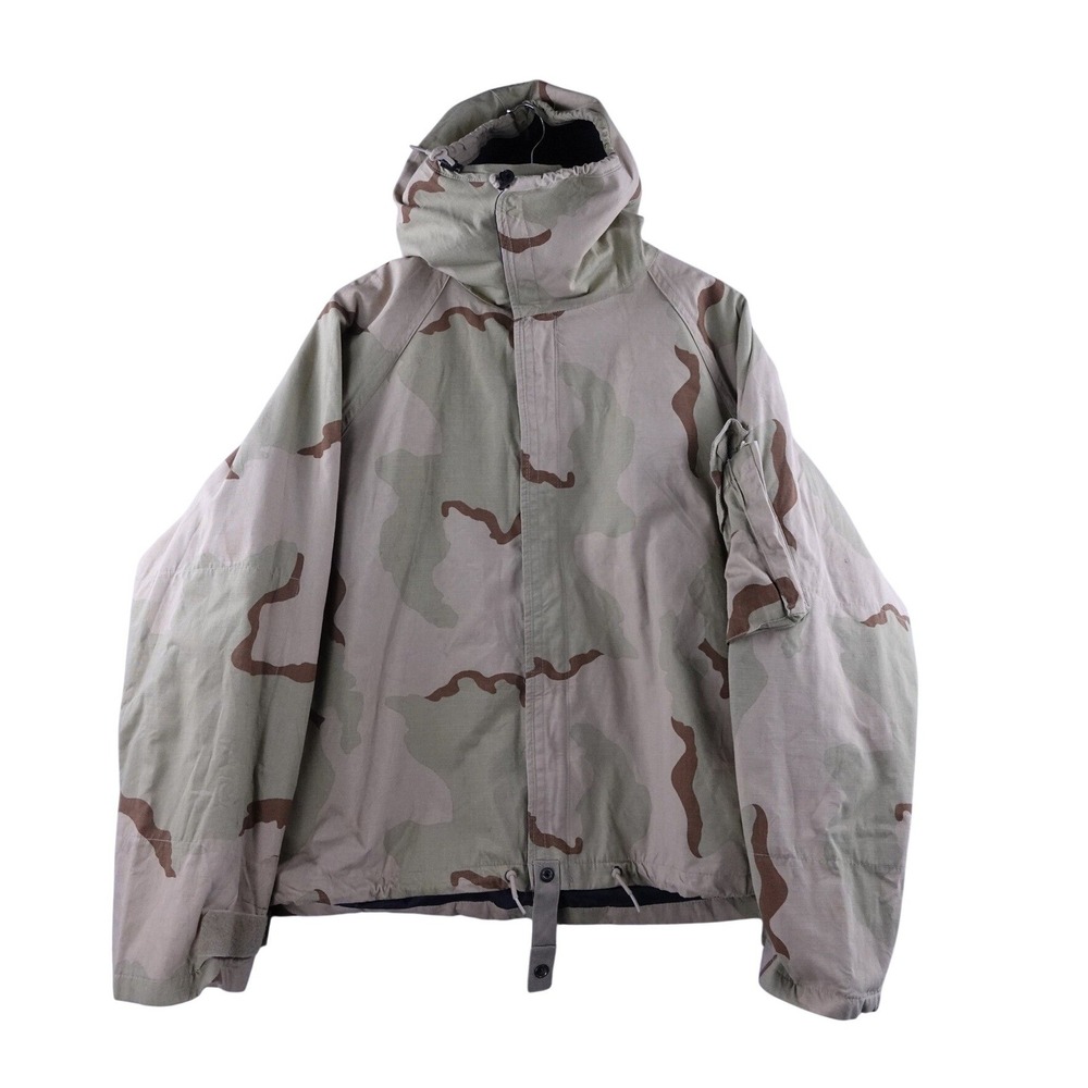 US Military Camo Jacket M65 Large Regular Chemical Protection Ripstop‎ Goretex